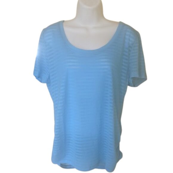 ---  Cotton Blend Light Weight Blue T-Shirt  XL - Picture 1 of 3